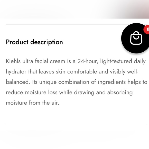 Kiehl’s Ultra Facial Cream-Creamy Eye Treatment W-Avocado - Picture 3 of 16